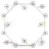 FOLIA 16L CIRCULAR UNIT WHITE WOOD SCONCE