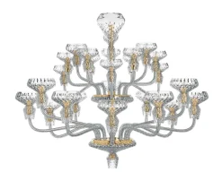 FOLIA 24L GOLDEN FINISH CHANDELIER