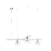FOLIA 3L LEFT UNIT WHITE WOOD PENDANT LIGHT