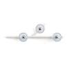 FOLIA 3L LEFT UNIT WHITE WOOD SCONCE