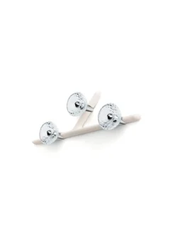FOLIA 3L LEFT UNIT WHITE WOOD SCONCE