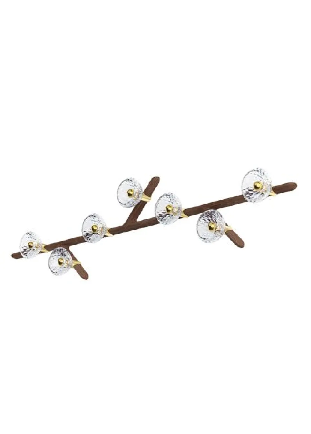 FOLIA 7L LINEAR UNIT CLEAR WOOD SCONCE