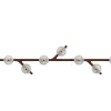 FOLIA 7L LINEAR UNIT DARK WOOD SCONCE