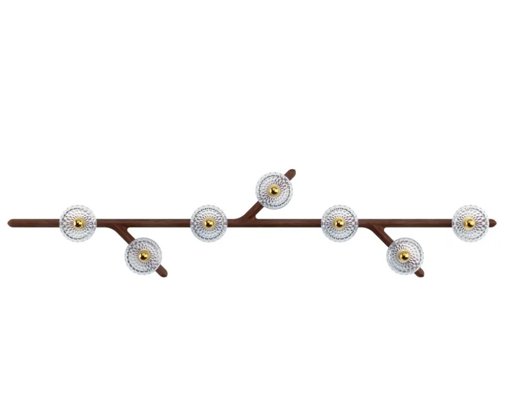 FOLIA 7L LINEAR UNIT DARK WOOD SCONCE