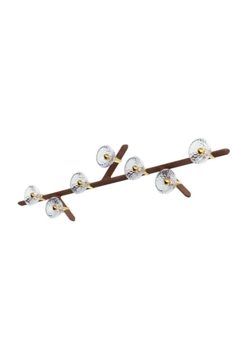 FOLIA 7L LINEAR UNIT DARK WOOD SCONCE