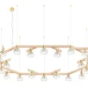 FOLIA 20L OVAL UNIT CLEAR WOOD PENDANT LIGHT