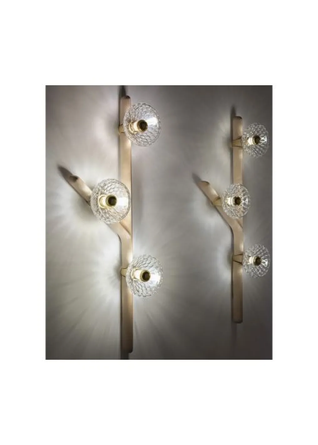 FOLIA 3L RIGHT UNIT CLEAR WOOD SCONCE