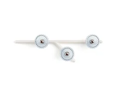 FOLIA 3L RIGHT UNIT WHITE WOOD SCONCE