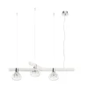 FOLIA 3L RIGHT UNIT WHITE WOOD PENDANT LIGHT