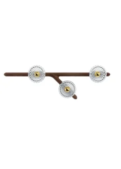 FOLIA 3L RIGHT UNIT WHITE WOOD SCONCE