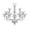 FOLIA 18L SATIN-FINISHED CHROME-PLATED FINISH CHANDELIER