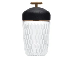 FOLIA SA BLACK WOOD BRONZE ANODIZED ALU FINISH PORTABLE LAMP