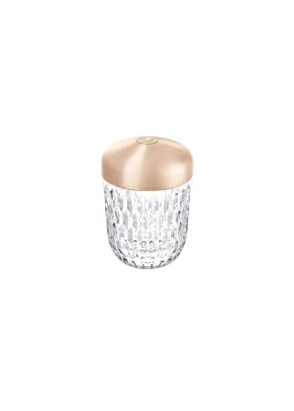 Gold-finished mini portable lamp: choose Saint-Louis and the crystal lamp