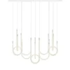 Horizontal 10-light chandelier: Light up your design-inspired spaces