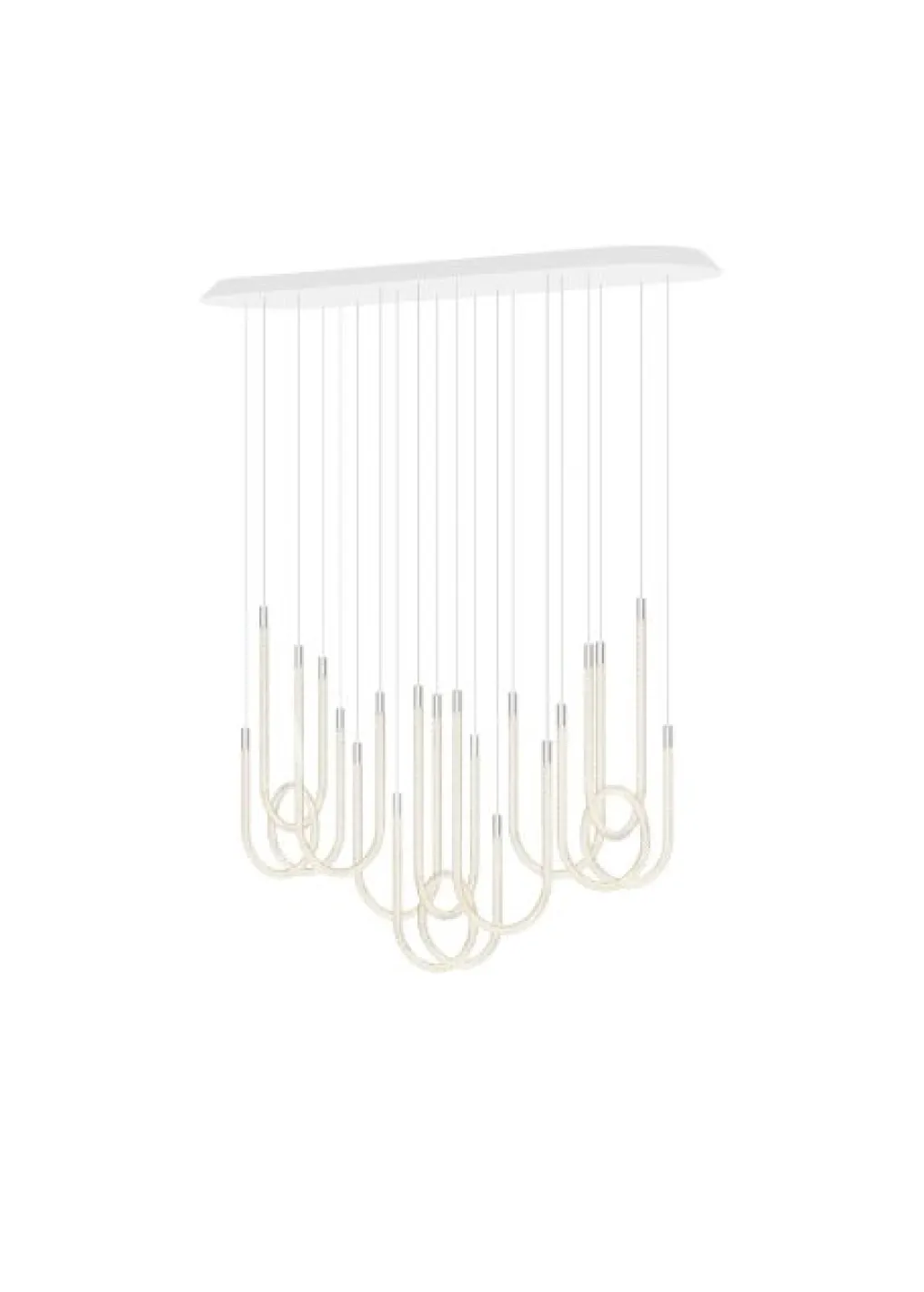 Horizontal 10-light chandelier: Light up your design-inspired spaces