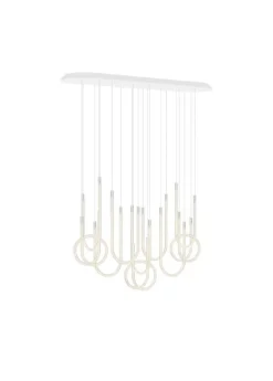 Horizontal 10-light chandelier: Light up your design-inspired spaces