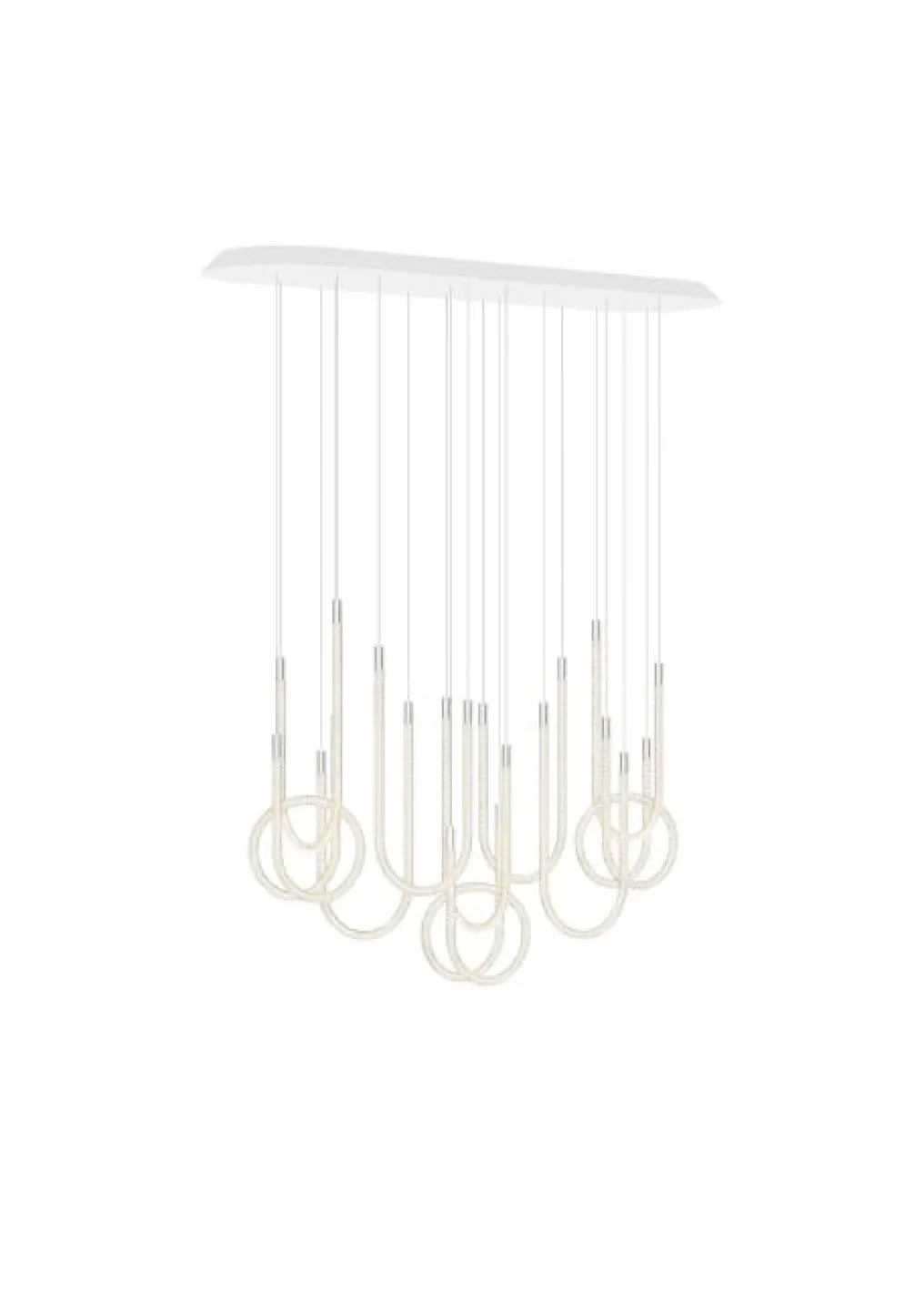 Horizontal 10-light chandelier: Light up your design-inspired spaces