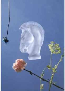 JEU DECORATIVE PIECE H95 SATIN-FINISHED KNIGHT
