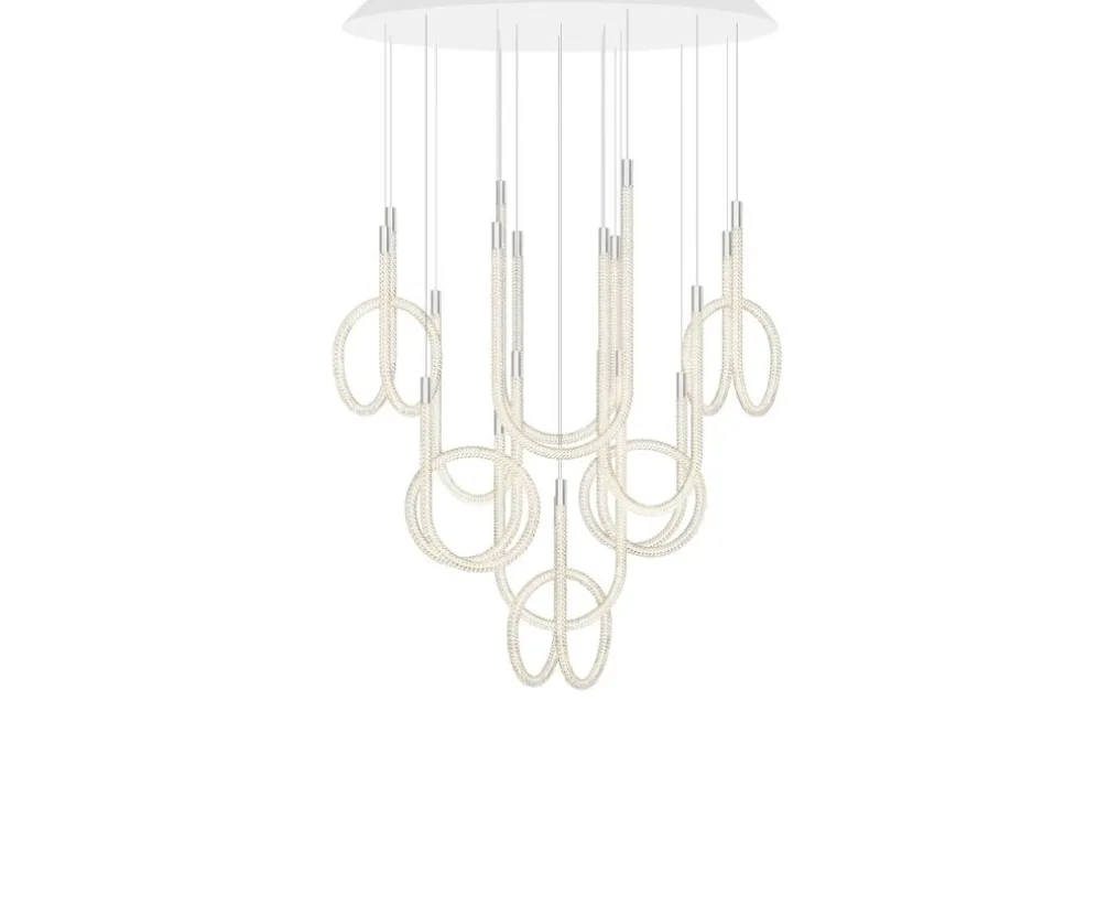 10-light chandelier: Light up your contemporary dining room
