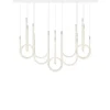 10-light horizontal chandelier: Discover this exceptionally designed chandelier