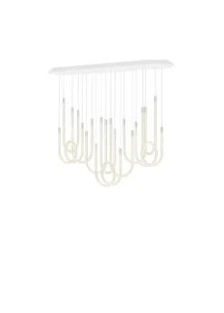 10-light horizontal chandelier: Discover this exceptionally designed chandelier