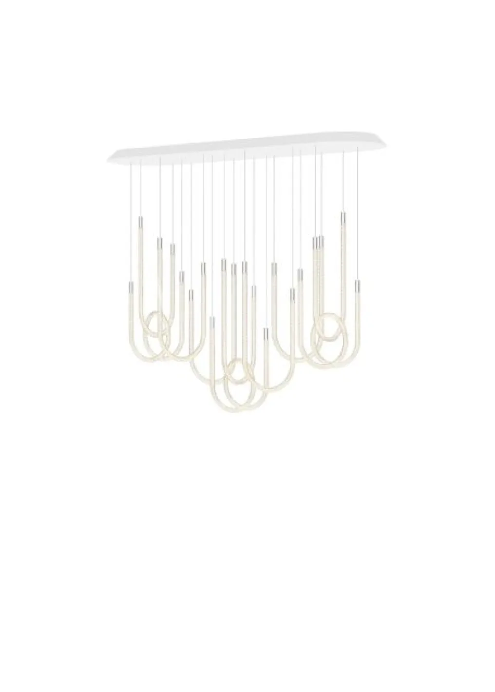10-light horizontal chandelier: Discover this exceptionally designed chandelier