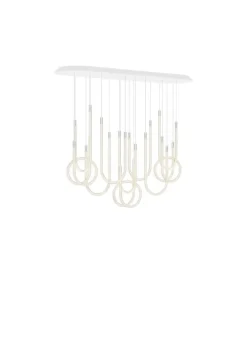 10-light horizontal chandelier: Discover this exceptionally designed chandelier