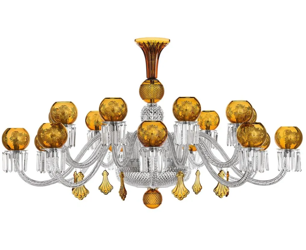MAHARADJA HORIZ 18L CHANDELIER