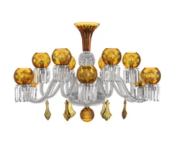 MAHARADJA HORIZ 12L CHANDELIER