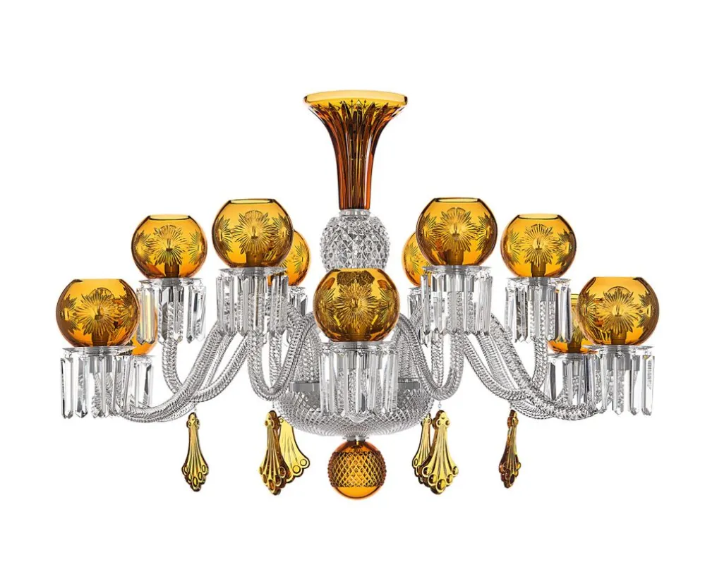 MAHARADJA HORIZ 12L CHANDELIER