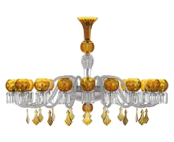 MAHARADJA OVAL 16L CHANDELIER