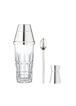 MANHATTAN MIXOLOGY SET SHAKER + JIGGER + SPOON