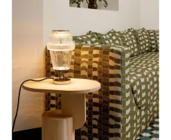 MATRICE CHROME-PLATED FINISH TABLE LAMP