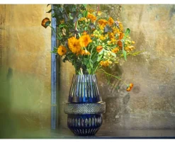 MATRICE DARK-BLUE H303 VASE