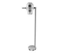 MATRICE NICKEL-PLATED FINISH FLOOR LAMP