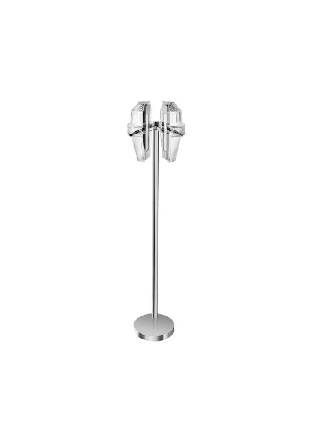 MATRICE NICKEL-PLATED FINISH FLOOR LAMP