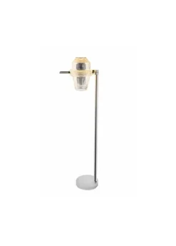 MATRICE NICKEL-PLATED FINISH FLOOR LAMP