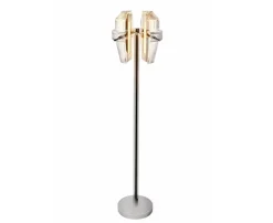 MATRICE NICKEL-PLATED FINISH FLOOR LAMP