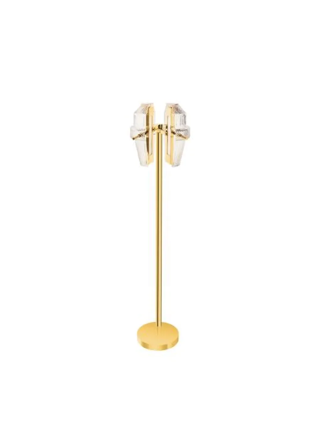 MATRICE PALE GOLD FINISH FLOOR LAMP