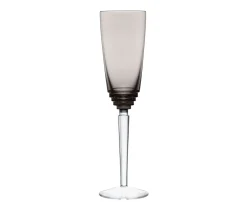 OXYMORE FLANNEL-GREY CHAMPAGNE FLUTE