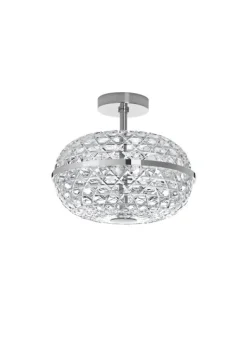 ROYAL DOUBLE CHROME-PLATED FINISH CEILING LIGHT