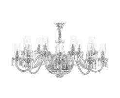 ROYAL HORIZ 18L 1 400X850 CHANDELIER SMALL BEVEL-CUT