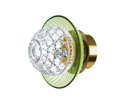 ROYAL 1L C-GREEN GOLDEN FINISH IP44 SCONCE CUP