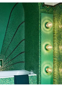 ROYAL 1L GOLDEN FINISH IP44 SCONCE