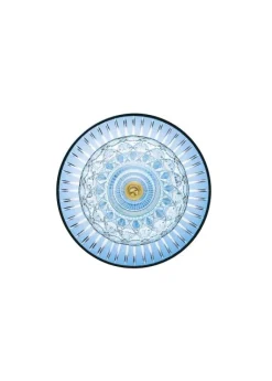 ROYAL 1L SKY-BLUE GOLDEN FINISH IP44 SCONCE CUP