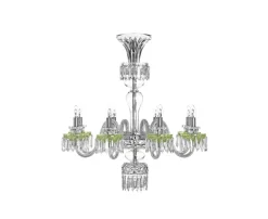 ROYAL 8L 850X850 CHARTREUSE-GREEN CHANDELIER