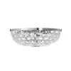ROYAL SINGLE CHROME-PLATED FINISH CEILING LIGHT