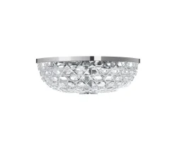 ROYAL SINGLE CHROME-PLATED FINISH CEILING LIGHT