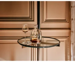 Spirits decanter: Offer yourself a crystal decanter to enhance your bar