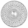 The large crystal and steel sconce by Saint-Louis